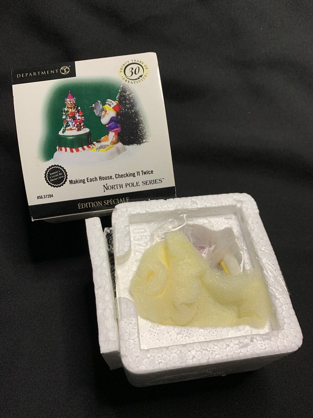 Dept 56 Making Each House Checking It Twice 57204 North Pole Special Edition